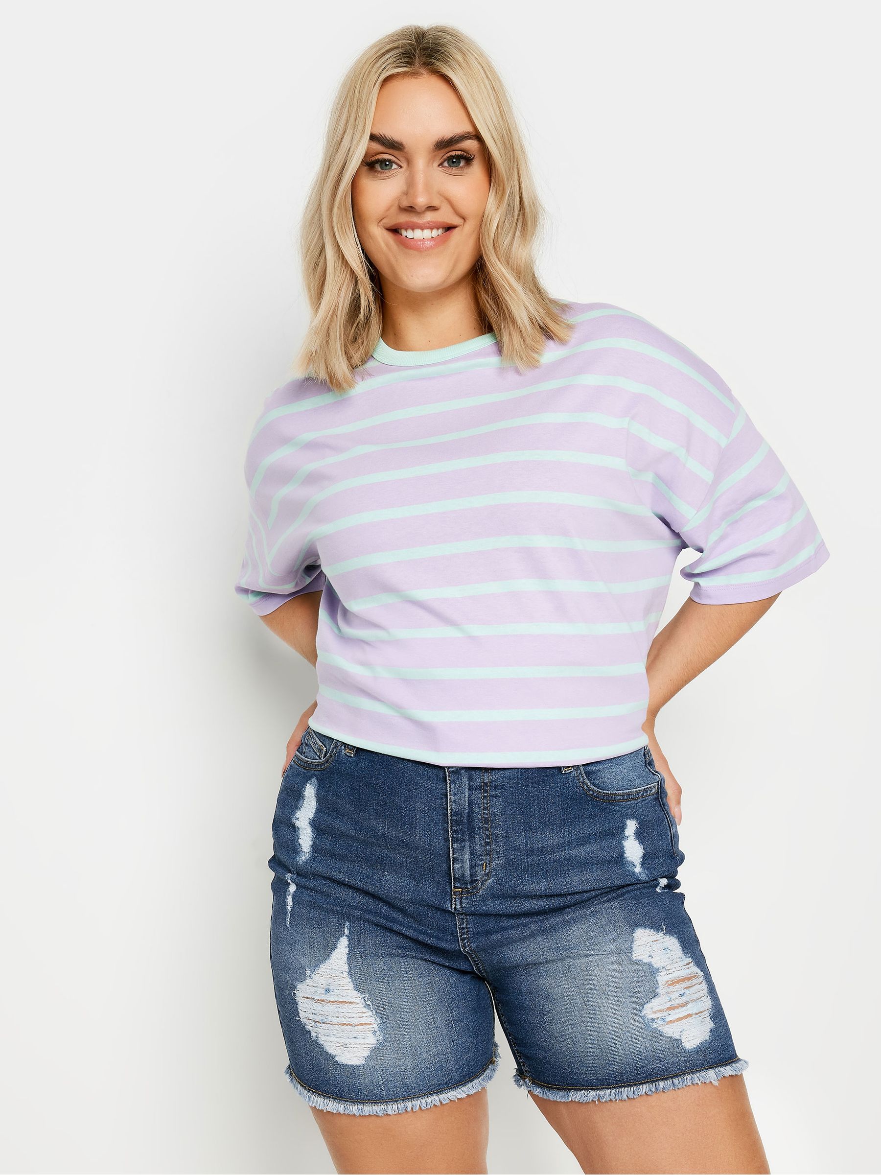 Curve denim shorts shop