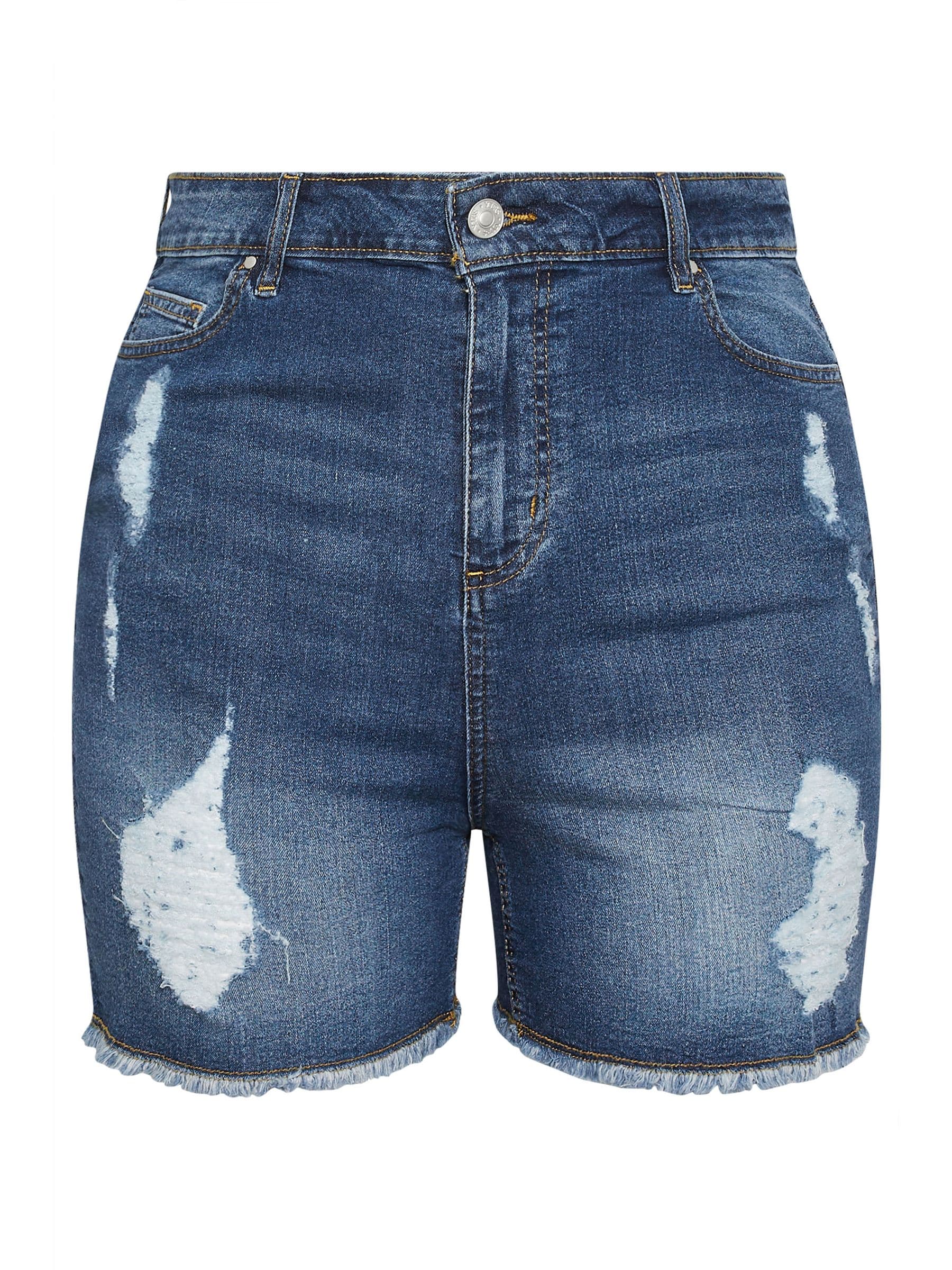 Girls stretch denim shorts hotsell
