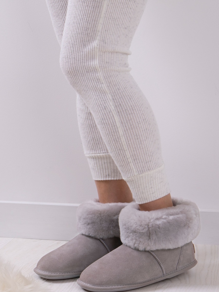 Gris - Just Sheepskin Ladies Winter Albery Slippers - Imagen 1 de 5 Gris - Just Sheepskin Ladies Winter Albery Slippers - Imagen 1 de 5