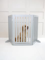 Lords and Labradors Grey Wooden Dog Gate - Image 2 of 4