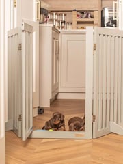 Lords and Labradors Grey Wooden Dog Gate - Image 3 of 4