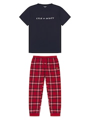 أزرق - طقم ملابس نوم للأولاد Ezekial يصلح كهدية من Lyle & Scott - صورة 1 من 5