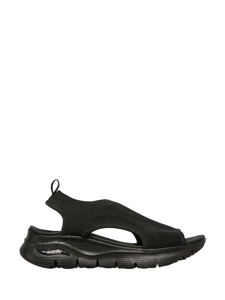 Skechers Black Womens Arch Fit City Catch Sandals - Image 1 of 5