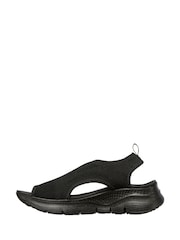Skechers Black Womens Arch Fit City Catch Sandals - Image 2 of 5