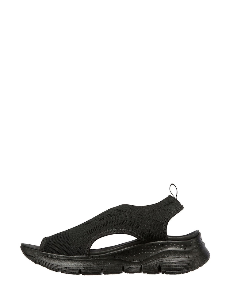 Skechers Black Womens Arch Fit City Catch Sandals - Image 2 of 5