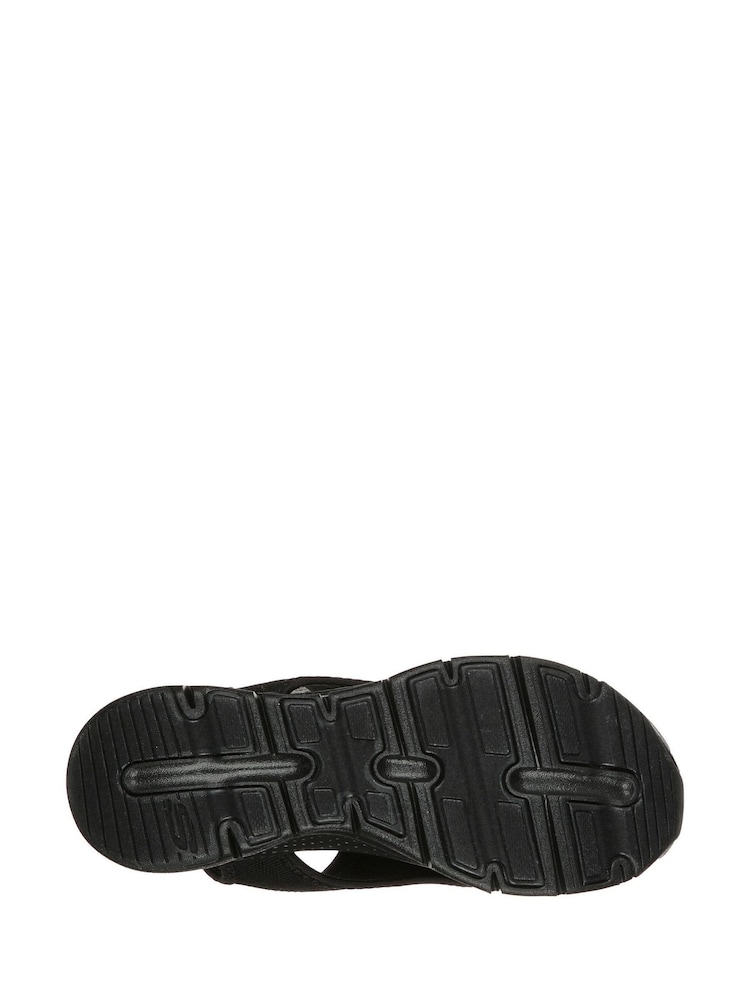 أسود - صنادل City Catch تناسب التقوس نسائية من Skechers - صورة 4 من 4 أسود - صنادل City Catch تناسب التقوس نسائية من Skechers - صورة 4 من 4