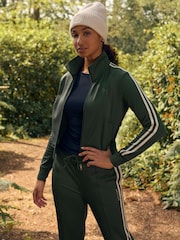 Khaki Green Active Tracksuit Jacket - Image 1 of 10