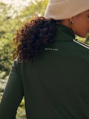 Khaki Green Active Tracksuit Jacket - Image 6 of 10