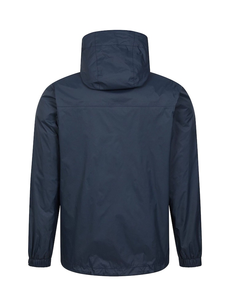 Mountain Warehouse Navy Blue Mens Torrent Waterproof Jacket - Image 3 of 5
