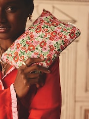 Cath Kidston Red Ditsy 100% Cotton Purse - Image 1 of 4