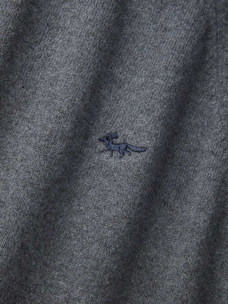 Aubin Bonby Quarter Zip Cotton Jumper - Image 10 of 10