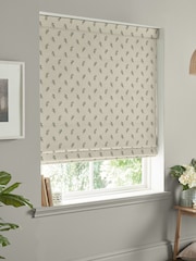 Sophie Allport Neutral Green Olive Made to Measure 100% Cotton Roman Blinds - Image 5 of 6