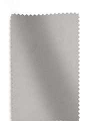 Soft Velvet Mid Grey Valencia Upholstered Storage Ottoman - Image 7 of 7
