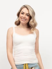 Cyberjammies White Hidden Support Jersey Pyjama Vest - Image 2 of 4