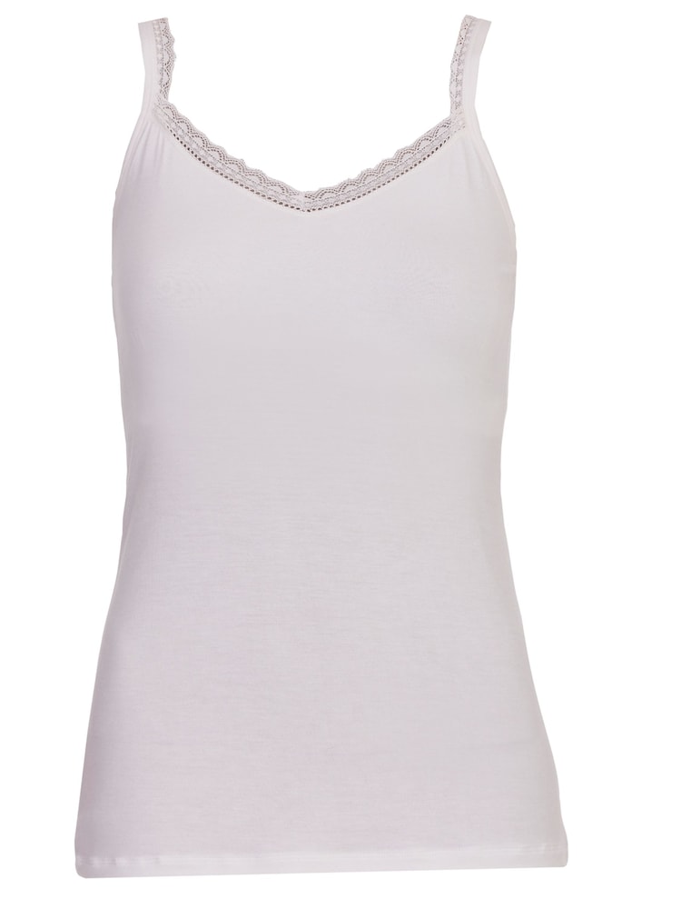 Cyberjammies White Hidden Support Jersey Pyjama Vest - Image 4 of 4