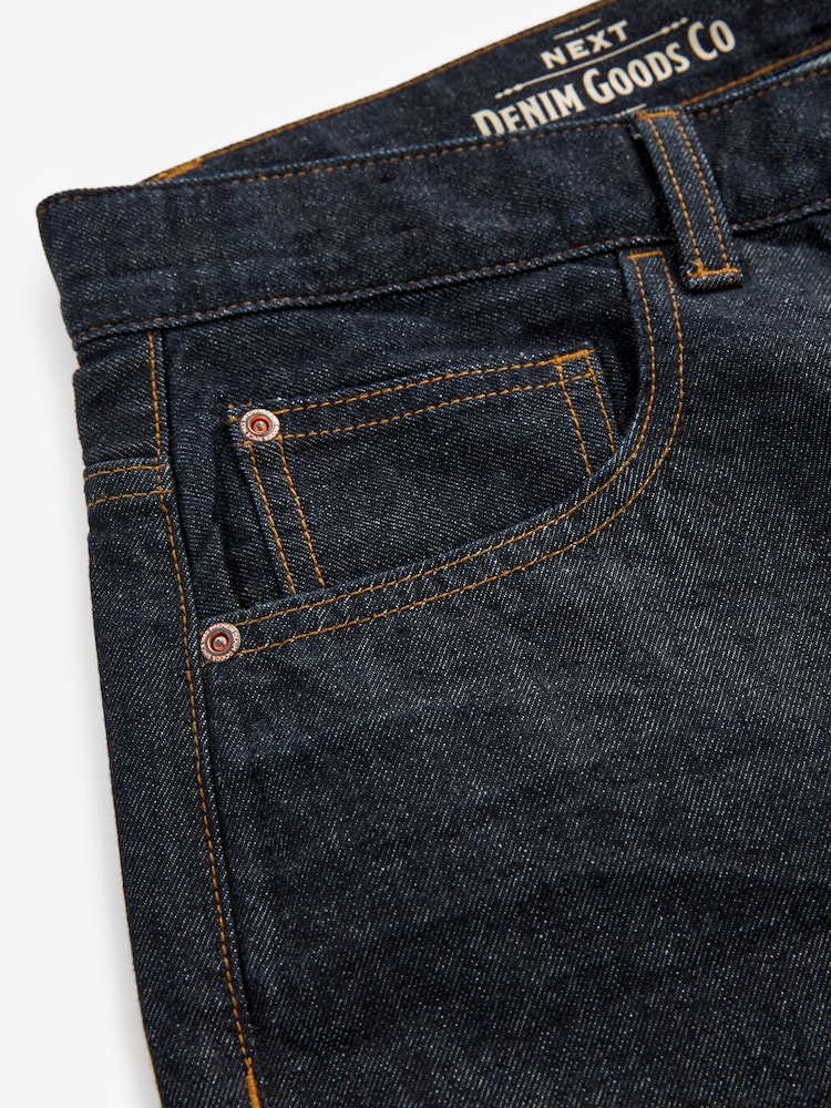 Bleu foncé - Coupe ample - Jean authentique 100% coton - Image 7 of 10