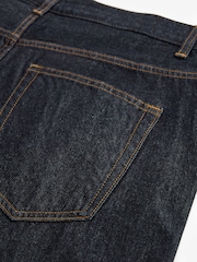 Bleu foncé - Coupe ample - Jean authentique 100% coton - Image 9 de 10