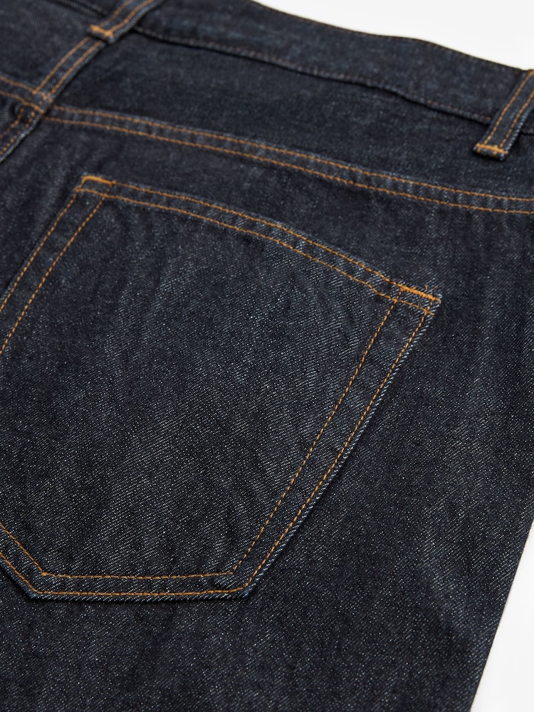 Bleu foncé - Coupe ample - Jean authentique 100% coton - Image 9 of 10