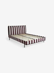 MADE.COM Brown Stripe Bed Harlow - Image 6 of 6