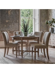 Gallery Home Natural Alston Round Extendable Dining Table - Image 1 of 9