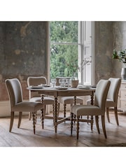 Gallery Home Natural Alston Round Extendable Dining Table - Image 5 of 9