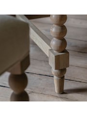 Gallery Home Natural Alston Round Extendable Dining Table - Image 6 of 9