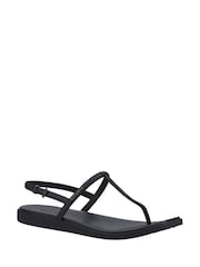 Crocs Black Miami Thong Flip Flops - Image 1 of 4