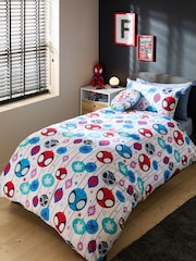 Spidey & Friends Navy Christmas 100% Cotton Duvet Cover and Pillowcase Set - Image 4 of 7