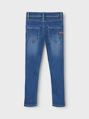 Name It Mid Blue Boys Slim Fit Jeans - Image 4 of 5