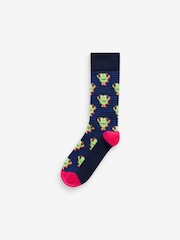 Bright Monsters Fun Pattern Socks 8 Pack - Image 6 of 10