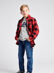 Lee Blue Boys Carpenter Denim Jeans - Image 4 of 6