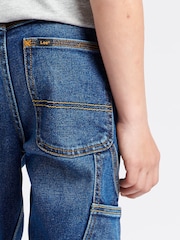 Lee Blue Boys Carpenter Denim Jeans - Image 5 of 6