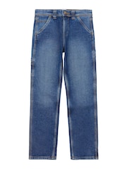 Lee Blue Boys Carpenter Denim Jeans - Image 6 of 6