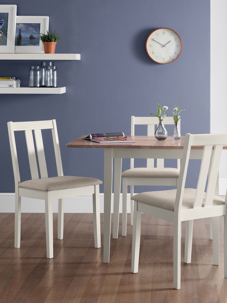 Julian Bowen Ivory Rufford Chairs Set Of 2 - Image 1 of 4