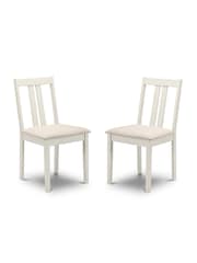 Julian Bowen Ivory Rufford Chairs Set Of 2 - Image 2 of 4