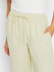 PixieGirl Petite Natural Utility Wide Leg Cropped Trousers - Image 3 of 5