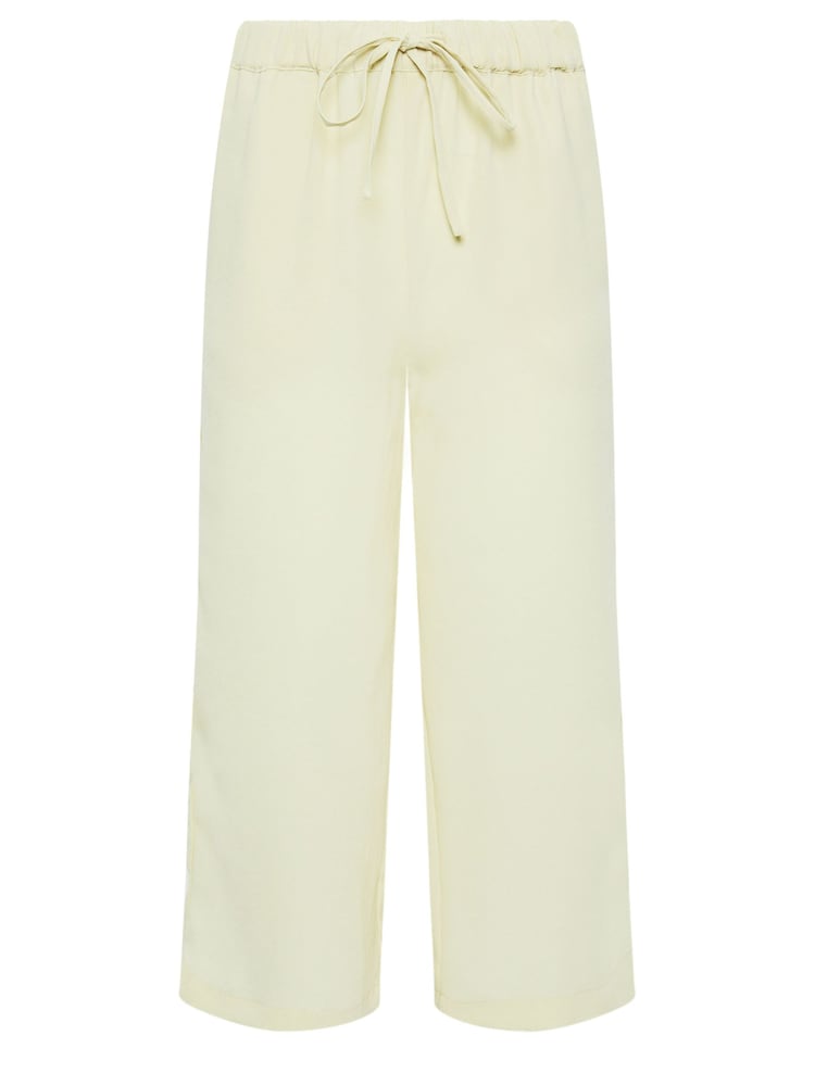 PixieGirl Petite Natural Utility Wide Leg Cropped Trousers - Image 5 of 5