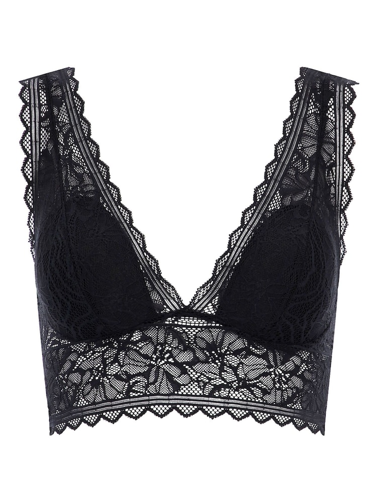 Chantelle Floral Touch Soft Feel Lace Padded Bralette - Image 4 of 4