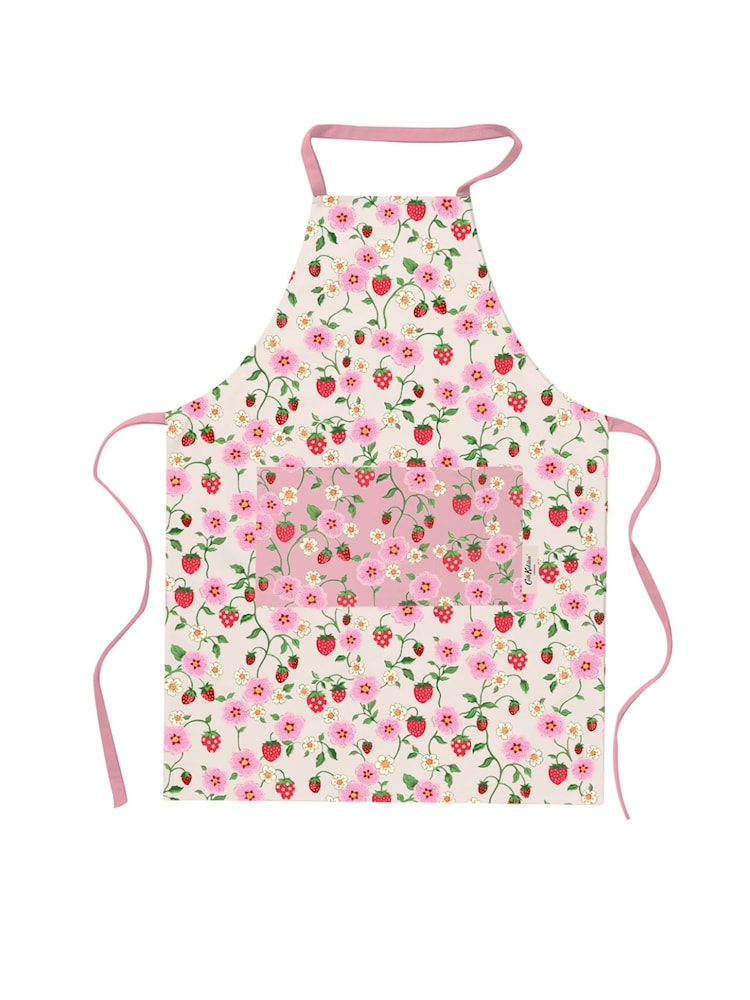 Cath Kidston Pink Strawberry 100% Cotton Apron - Image 2 of 2