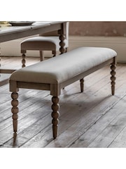 Gallery Home Natural Alston Dining Bench - Image 1 of 5