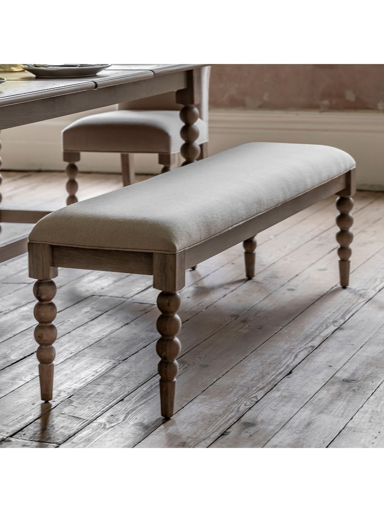 Gallery Home Natural Alston Dining Bench - Image 1 of 5