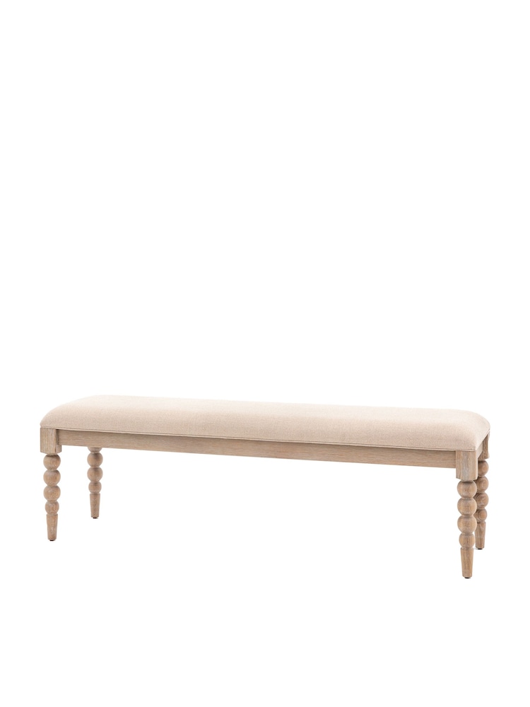 Gallery Home Natural Alston Dining Bench - Image 5 of 5