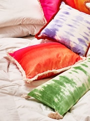 Oliver Bonas Pink Solis Ombre Chenille Cushion Cover - Image 1 of 5