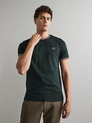 Fred Perry Twin Tipped Logo T-Shirt - Image 1 of 6
