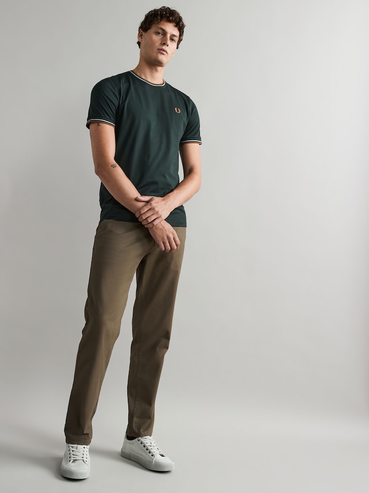 Fred Perry Twin Tipped Logo T-Shirt - Image 2 of 6