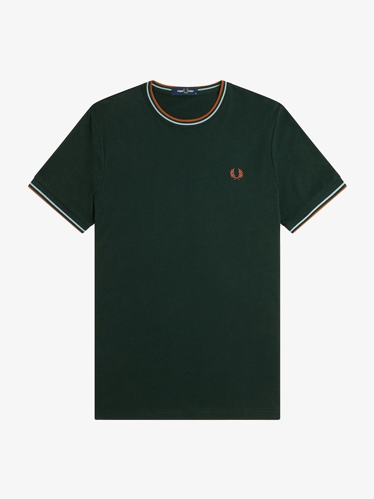 Fred Perry Twin Tipped Logo T-Shirt - Image 5 of 6