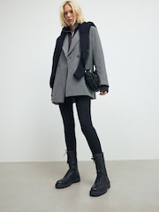 Czarna skóra - Premium Chunky Lace-Up Ankle Boots - Image 11 of 11