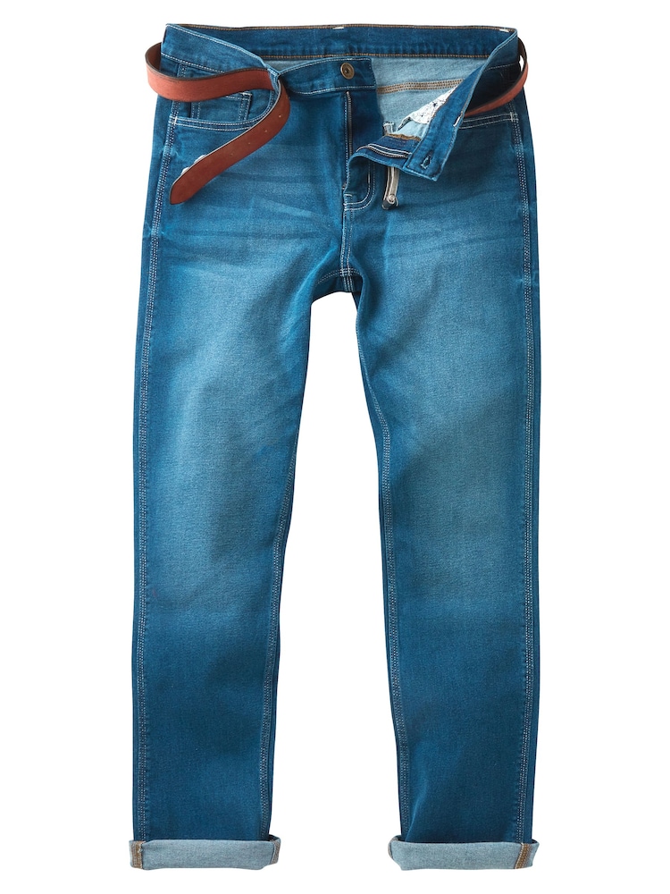 Joe Browns Blue Mid Wash Straight Leg Jeans - Image 5 of 5 Joe Browns Blue Mid Wash Straight Leg Jeans - Image 5 of 5