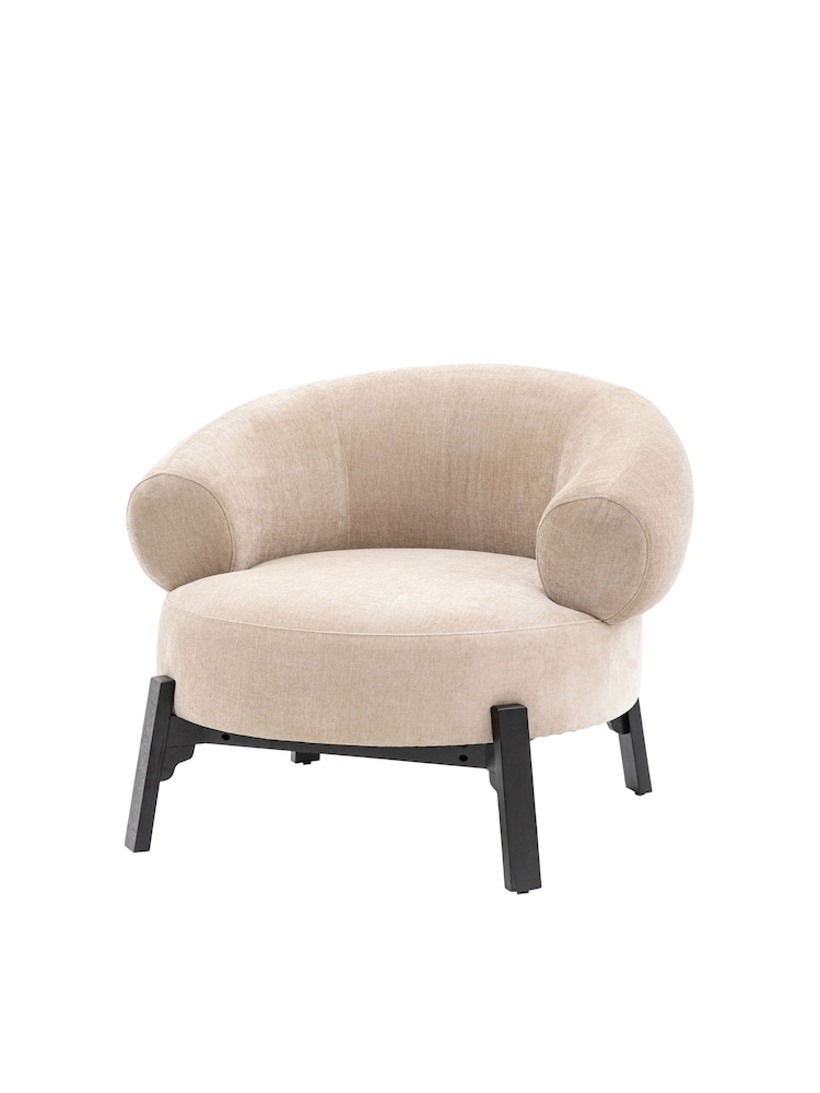 Gallery Home Cream Archway Armchair - Image 5 of 5 Gallery Home Cream Archway Armchair - Image 5 of 5