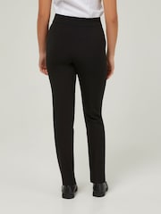 Trutex Straight Leg Twin Pocket Girls Black School Trousers - Image 3 of 5